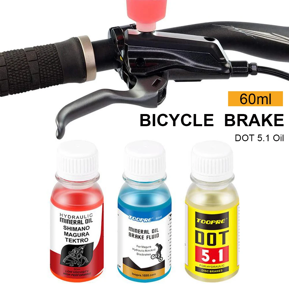 

60ml Bicycle Brake Mineral Oil Enough Capacity Fluid Hydraulic Disc Brake Lubricant For Shimano Magura Tektro Mountain Bikes