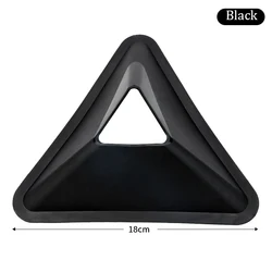 10-Piece Triangle Agility Training Cones Set for Soccer and Sports Practice (Black 10PCS)