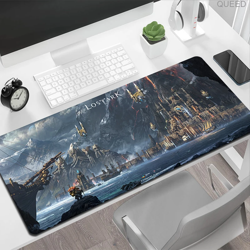 

LOST ARK Laptop Computer Mousepad Anti slip Desktop Mouse Pad Large Edge Locking Speed Version Game Keyboard Pad for Gamer Mat