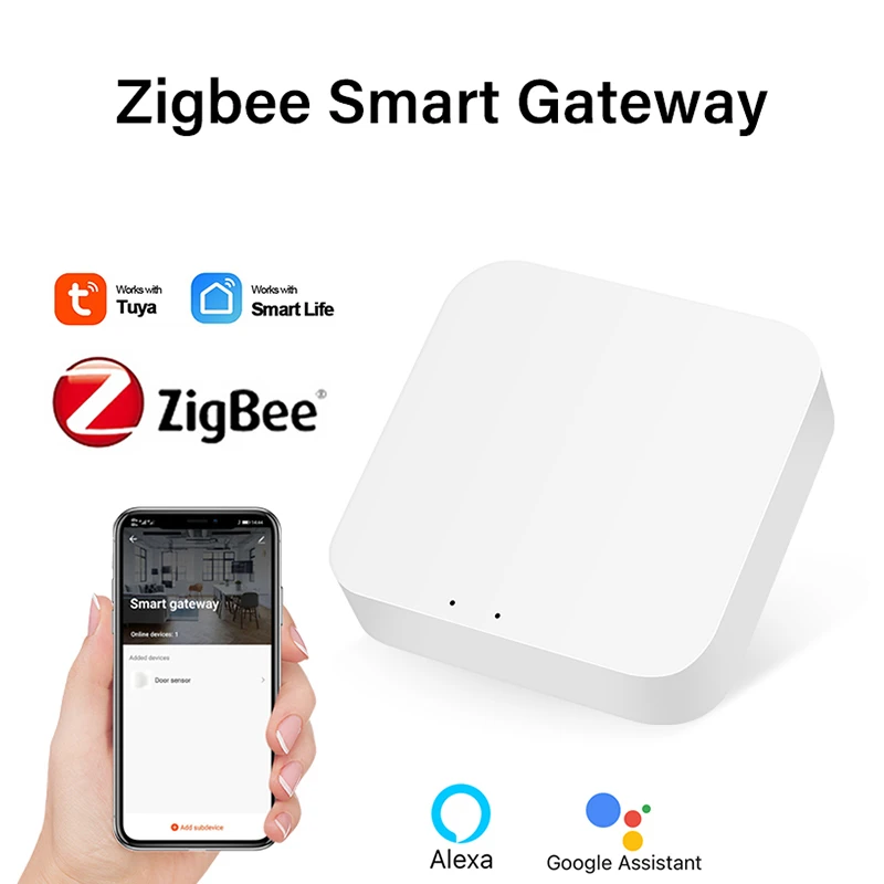 Tuya Zigbee Bridge Smart Home Zigbee Gateway Hub Telecomando Dispositivi Zigbee Tramite Smart Life App Funziona Con Alexa Google Home