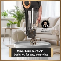 Aspirateur sans fil LAMZIEN V9PRO, 45000PA/40 min d'autonomie, filtration HEPA efficace, avec phare LED vert, brosse anti-enchevêtrement en forme de V pour sols durs, tapis et poils d'animaux. 8