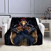 MINISO Marvel Deadpool Pattern Blanket Warm Soft Fluffy Kids and Adult Sofa Bed Throw Blanket Outdoor Travel Camping Sheet Gift 3