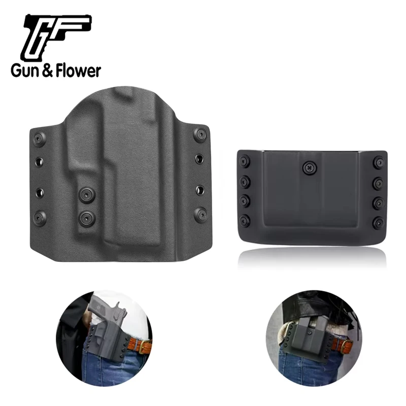 Gun&Flower グロック 19/23/32 OWB 隠蔽カイデックス ホルスター