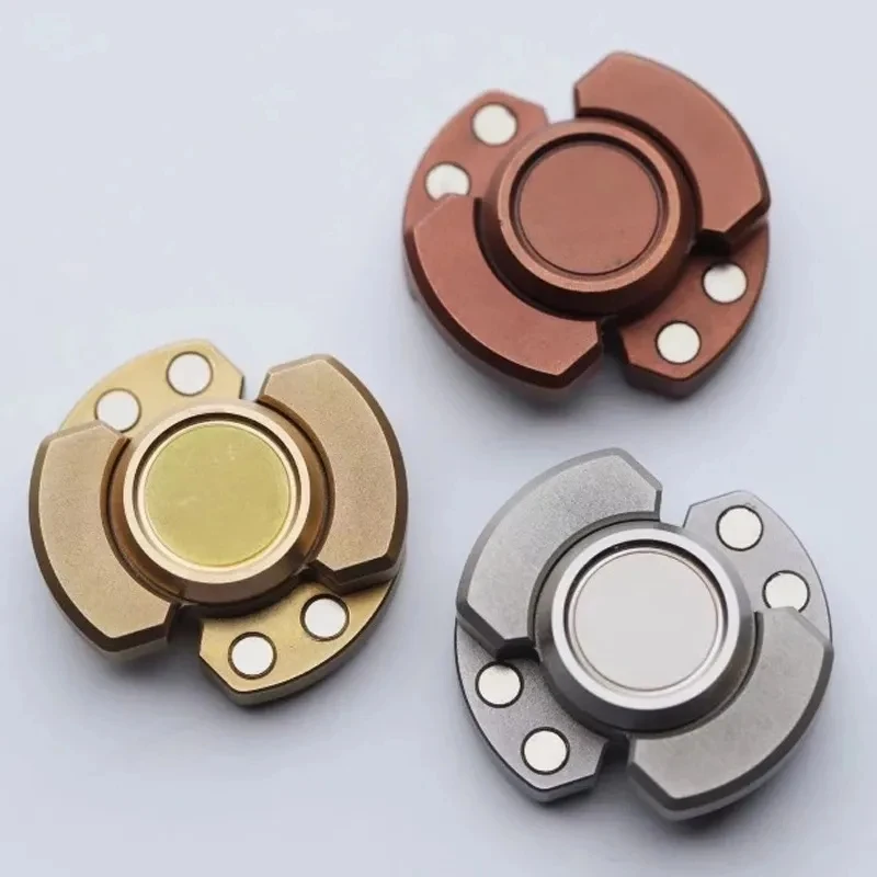 Multiple Play Magnetic Slider Fidget Spinner EDC Adult Fidget Toys Anti Stress Hand Spinner ADHD Anxiety Autism Stress Relief fidget spinner fidget spinners fidget slider toy fidget toys fidget toy fidget toy set decompression tool toy fingertip stress relief toy fingertip decompression toy