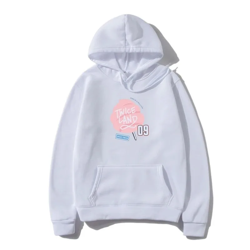 Kpop Twice Hoodies for Men and Women, Korean Fashion, Floral Print, Harajuku Pullovers, High Quality Sweatshirt, TWICE Merch,