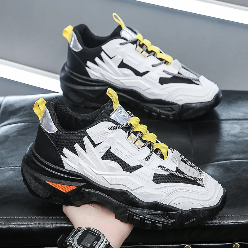 

Thick Sole Summer Men's Casual Shoes Male Sneakers Breathable Sports Shoes Mesh Light Soft Men Shoe Made In China Cheap Sneakers