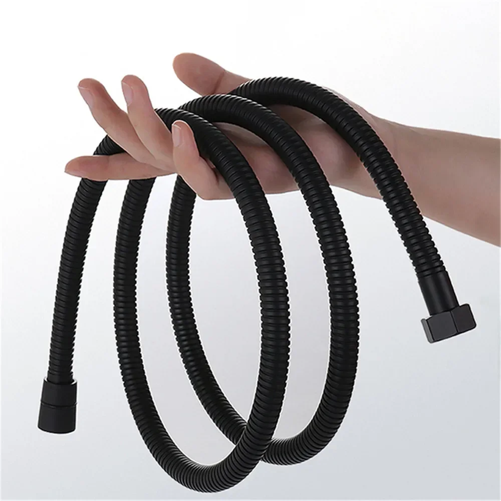 1.5/2M SUS 304 Flexible Shower Hose Long Bathroom Shower Pipe Extension Water Pipe Pull Bathroom Accessories