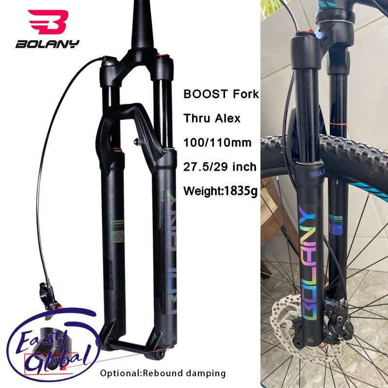 mengen Clan Posters Bolany Bike Fork 27.5 29 Boost Fork Thru Axle 100 110mm 32 RL Quick Release  Tapered Rebound Adjustment Suspension Fork MTB| | - AliExpress