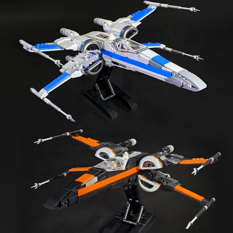 

1252+Pcs Building Kits X-wing T-70 Starfighter Imperial Starship Cruiser Block Bricks Set Education Toys for Children Kids Gift