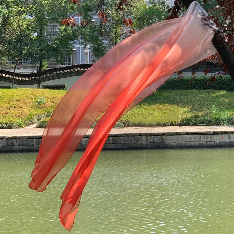 Multi-size Chiffon Chinese Ancient Dance Costume Opera Streamer Hanfu Long Shawl Silk Scarf Performance Clothing Dance Ribbon