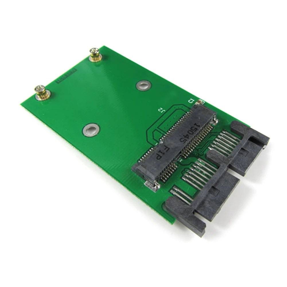 전문 컴퓨터 PC 어댑터 카드, MSATA 미니 PCIe SSD에서 1.8 인치 마이크로 SATA 어댑터 컨버터 카드