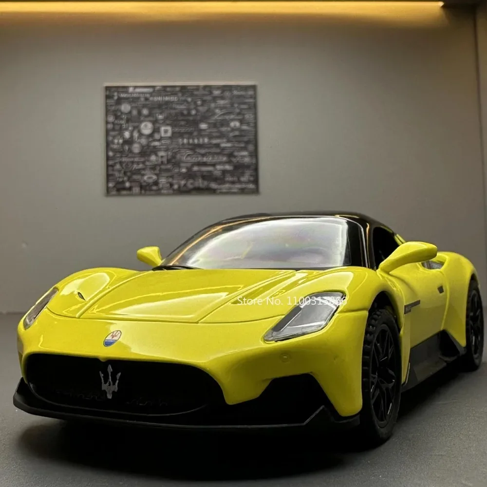 マセラティ-マセラティMC20合金カーモデル玩具,光音のある金属,男の子