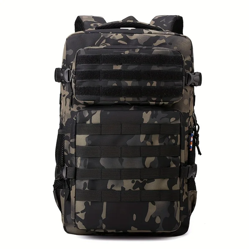 Tactical Backpack Travel Backpack 1 Pc Men's Camouflage Backpack Hiking And Camping Backpack LargeCapacity Multi-layer Outdoor Sports Backpack