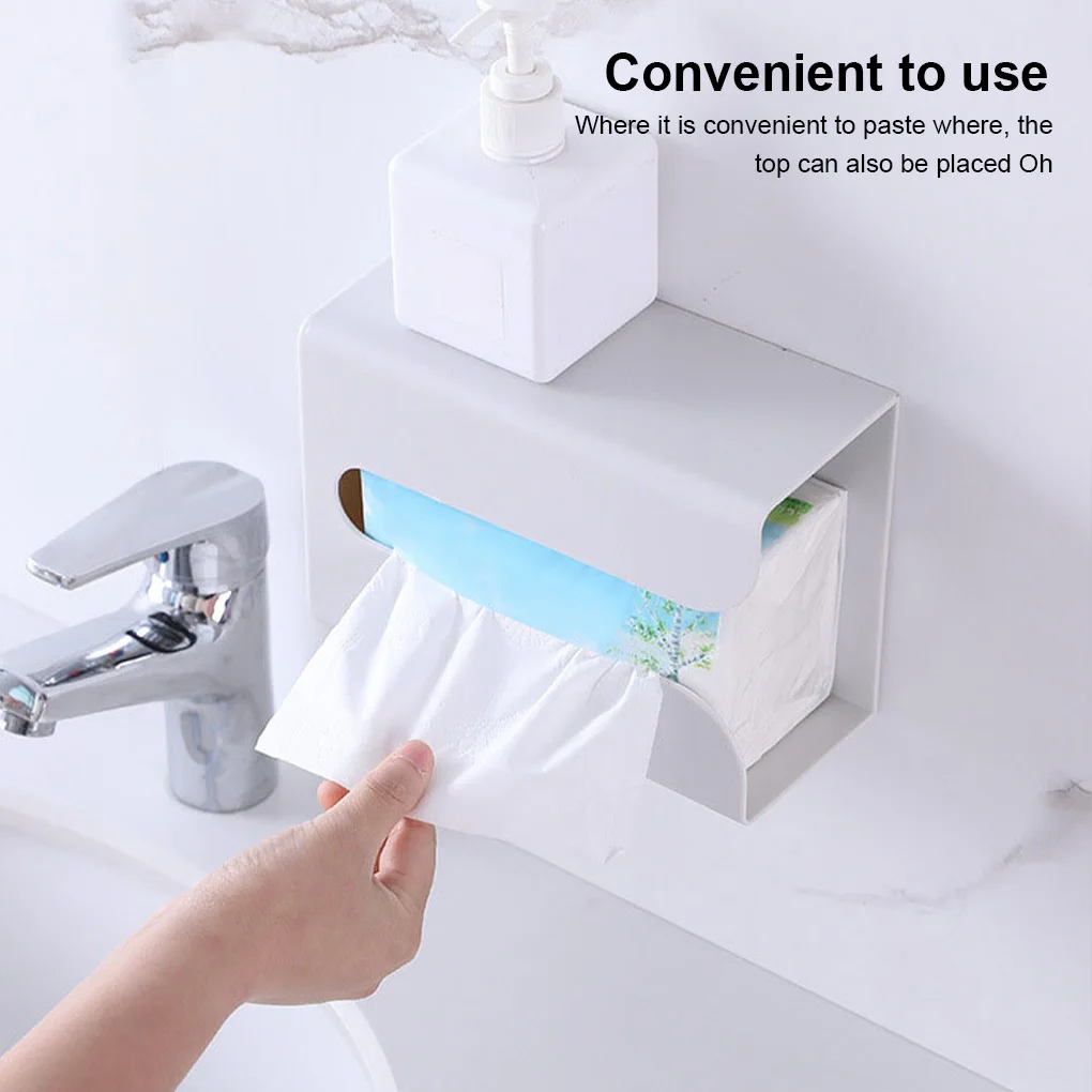 Under Paper Holder Wall Hanging Tissue Box Punchfree Tissue