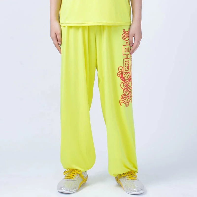 Training Pants Martial Arts Trousers Bloomers Yoga Tai Chi Trousers to Taiji Kung Fu Pants Wushu Light and Smooth