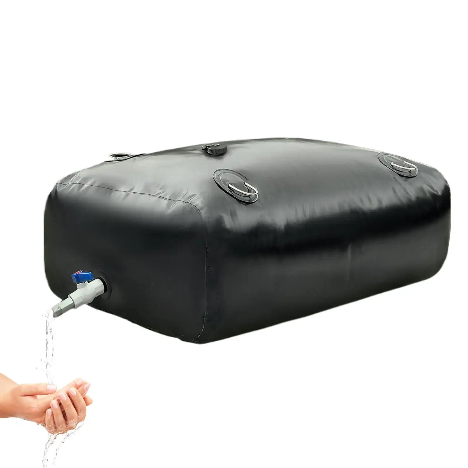 110L 대용량 물통, 소프트 워터백, 야외 및 차량용 휴대 가능, 두꺼워지고 접..