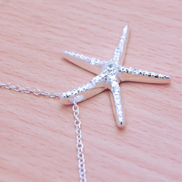 Starfish Pendant (Silver) (Large) - Gallery Byzantium