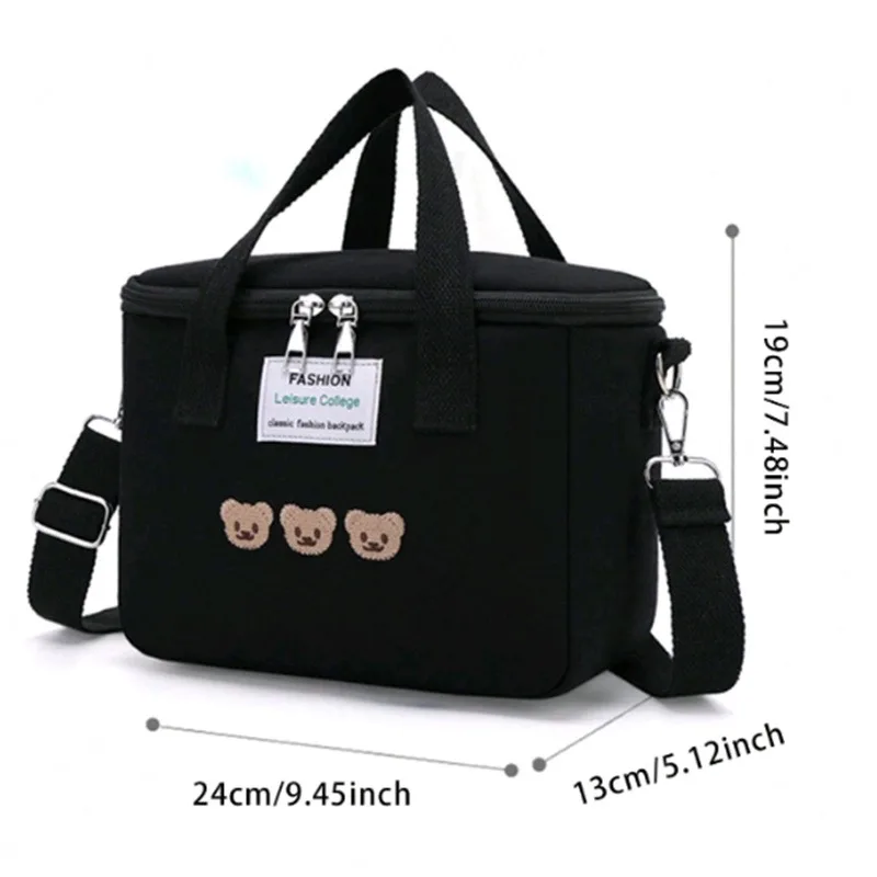Kawaii Therapy Bear Lunch Insulated Picnic Bag