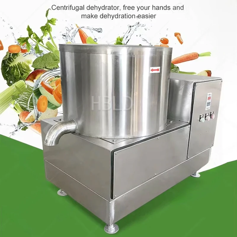 Industrial Centrifugal Vegetable Dehydrator, High-Speed Rotating Fried Chicken Oil Dehydrator