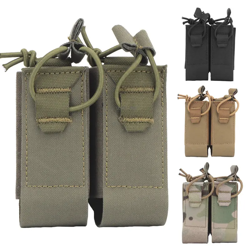 

Tactical Double Magazine Pouches Military Shooting Hunting Nylon Mag Packet Cs War Game Airsoft Combat Durable Molle Mag Bag