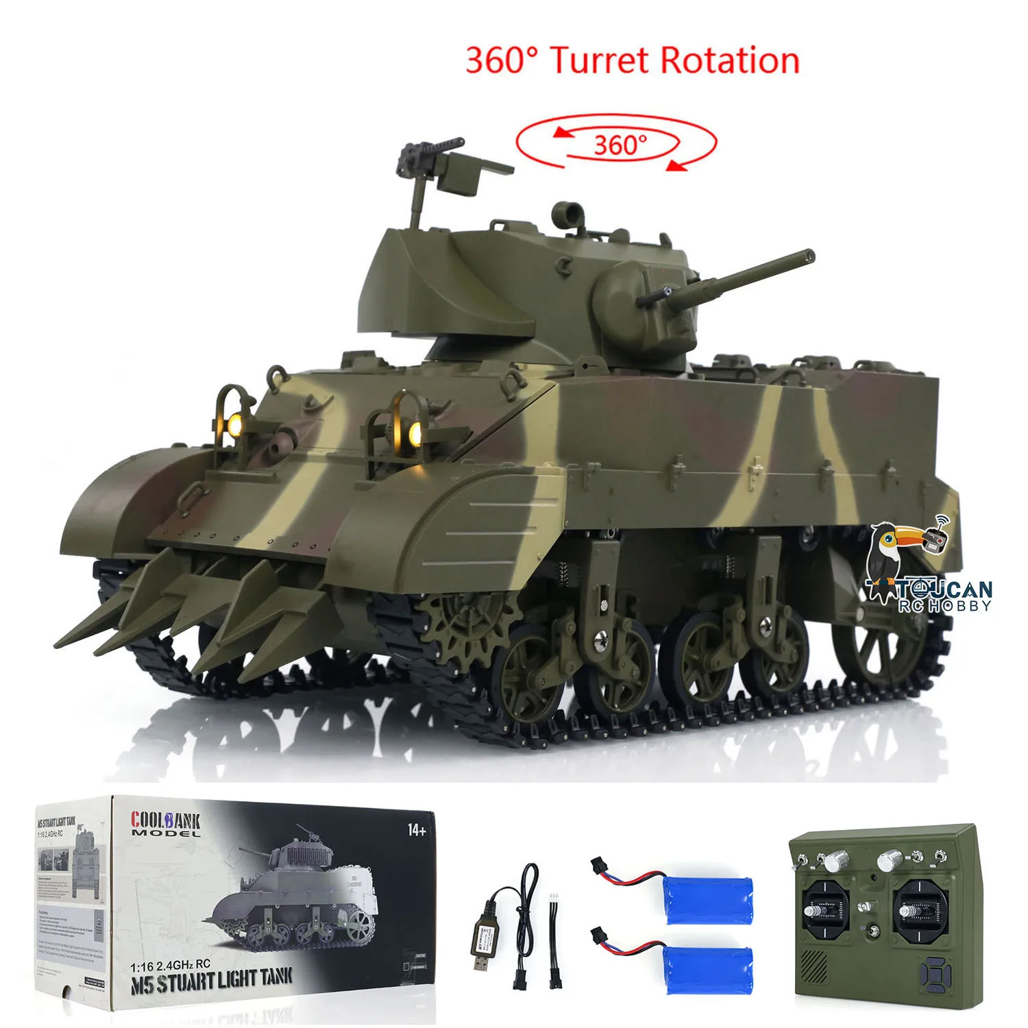 Char RC Tank Robot Télécommandé 2.4GHz - 3 Types Disponibles