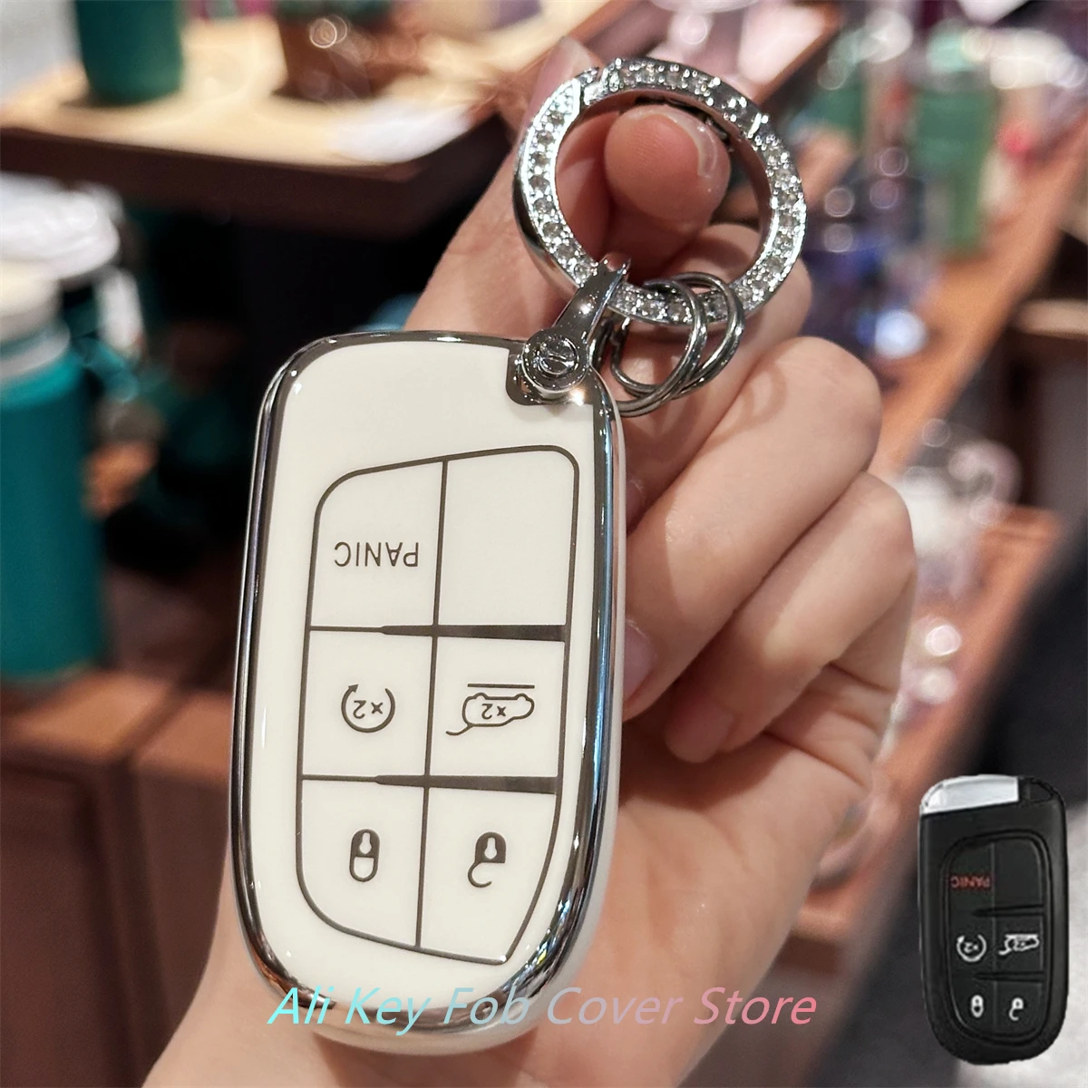 Premium Key Fob Cover with Keychain Attachment