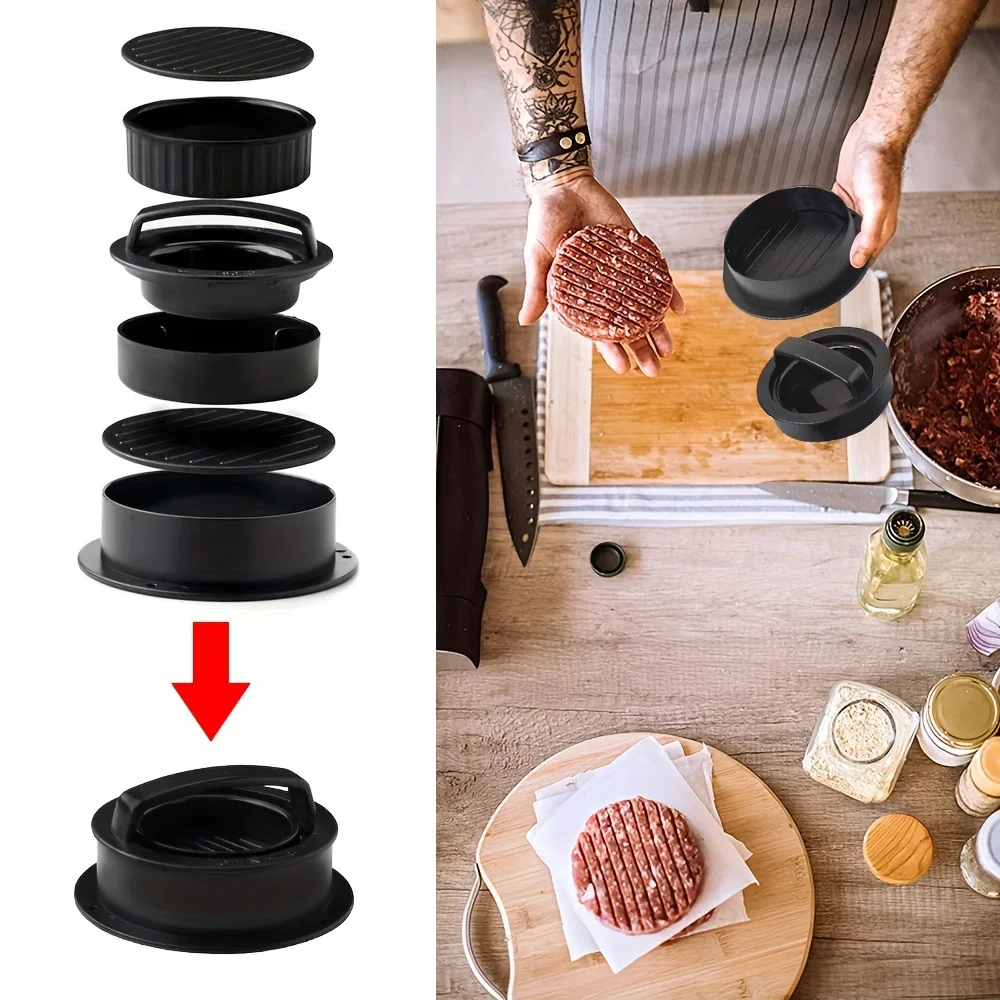 Non-Stick Hamburger Press Mold Set 5
