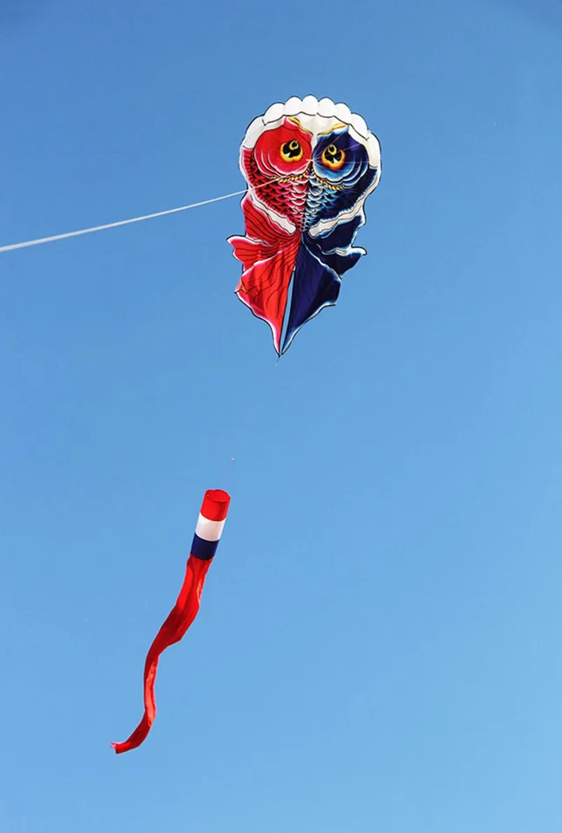 Free Shipping large kites windsocks kites accessories outdoor toys for flying kites tails ikite factory koi butterfly flying toy 5