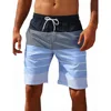 Striped Beach Shorts Men Fashion Swimwear Board Shorts Trunk Gym Fitness Pants Men's Briefs Swimsuit Kids Beachwear Short Boy 1