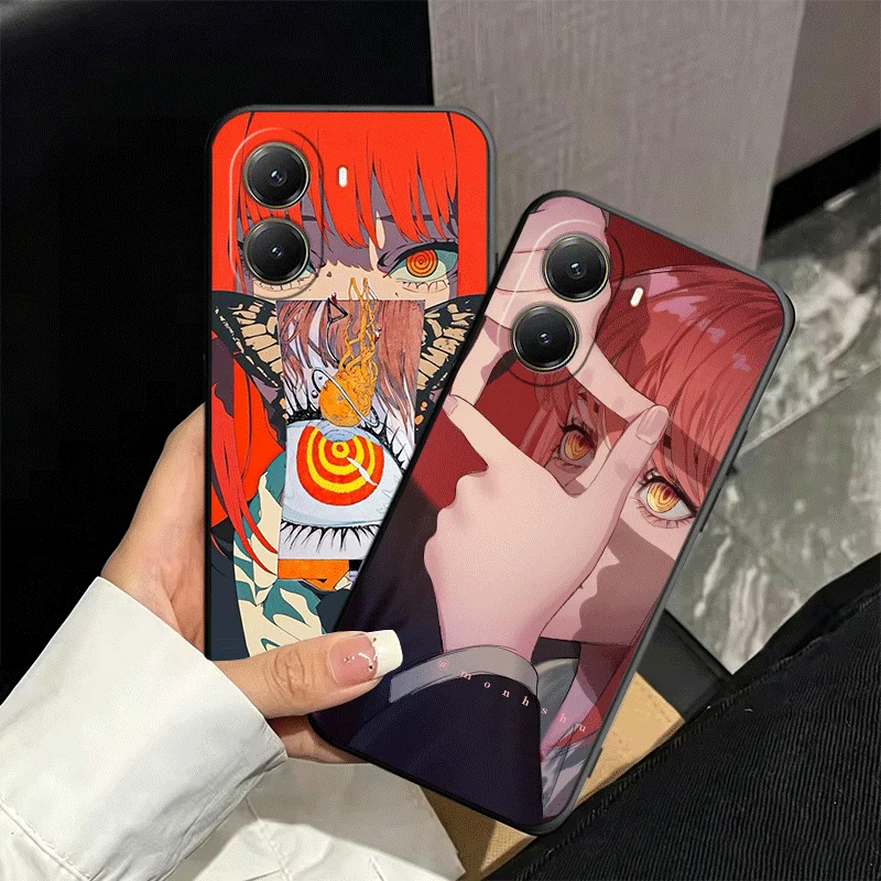 Anime Character Makima CSM Soft Phone Case