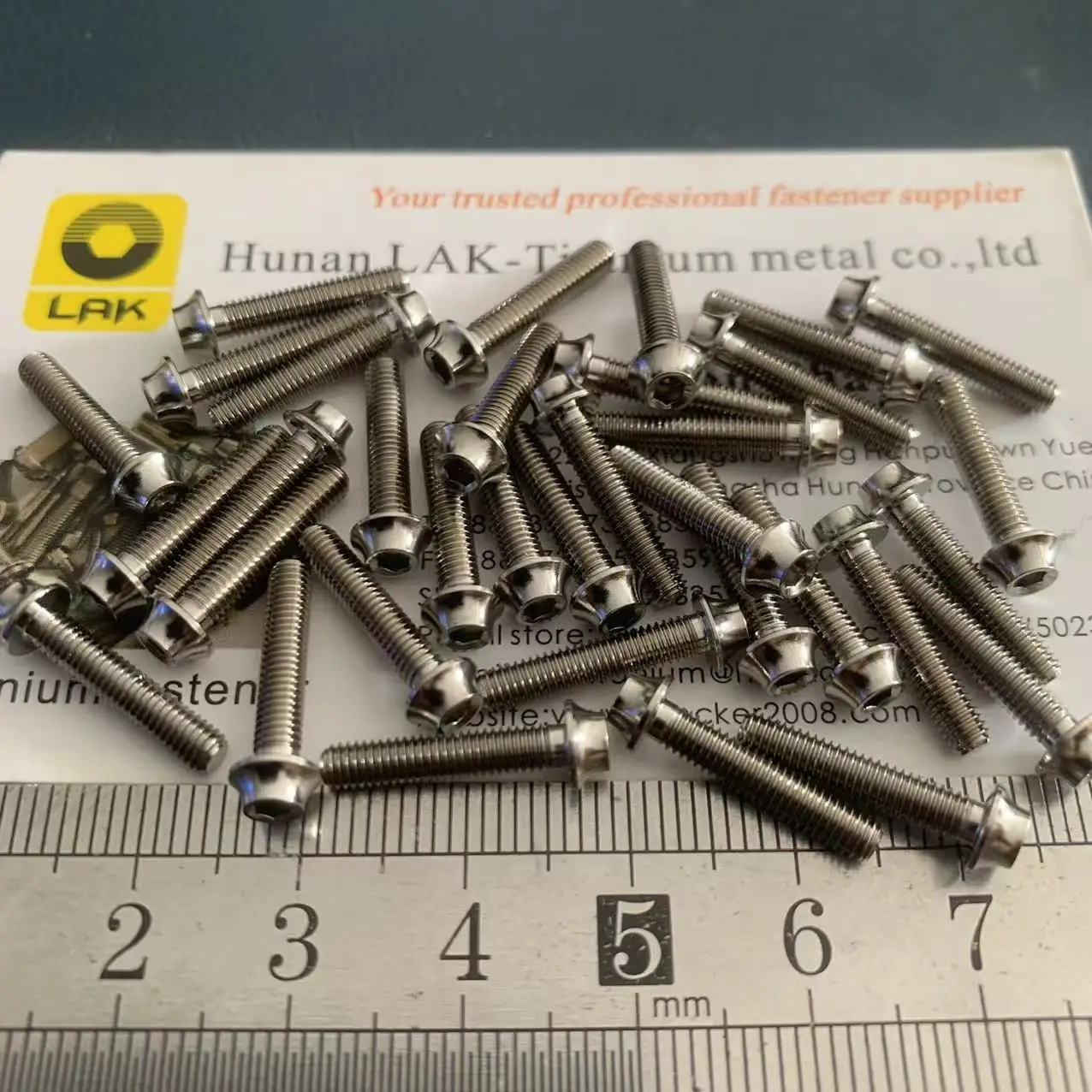 Hex Socket Screw Titanium alloy Gr5 UFO head M3*4 5 6 8 10 12 14 15 16 18 20 22 24 35