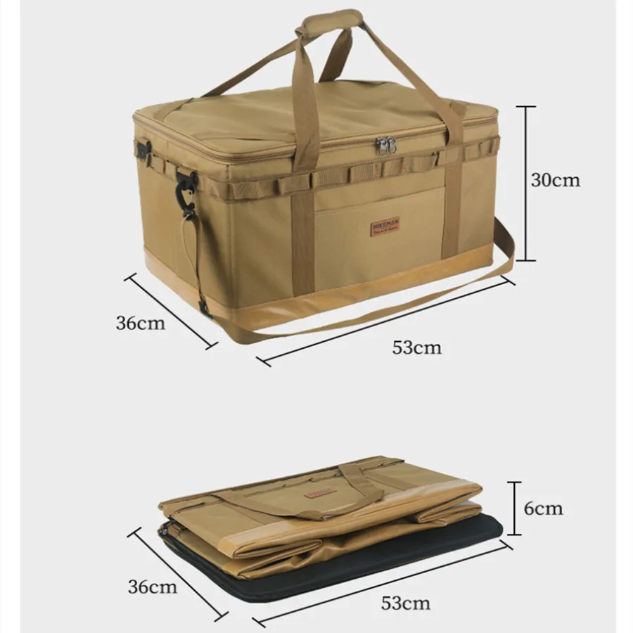 Newest 57L Large-capacity Camping Bag Storage Outdoor Camping Box Multi-functional Hard Storage Picnic Box Supplies 캠핑가방