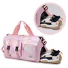Pearl Glossy Gym Bag Women Fitness Training Handbag Waterproof Yoga Bags Wet Dry Separation Swimming Pack Female Travel Tote Bag 1