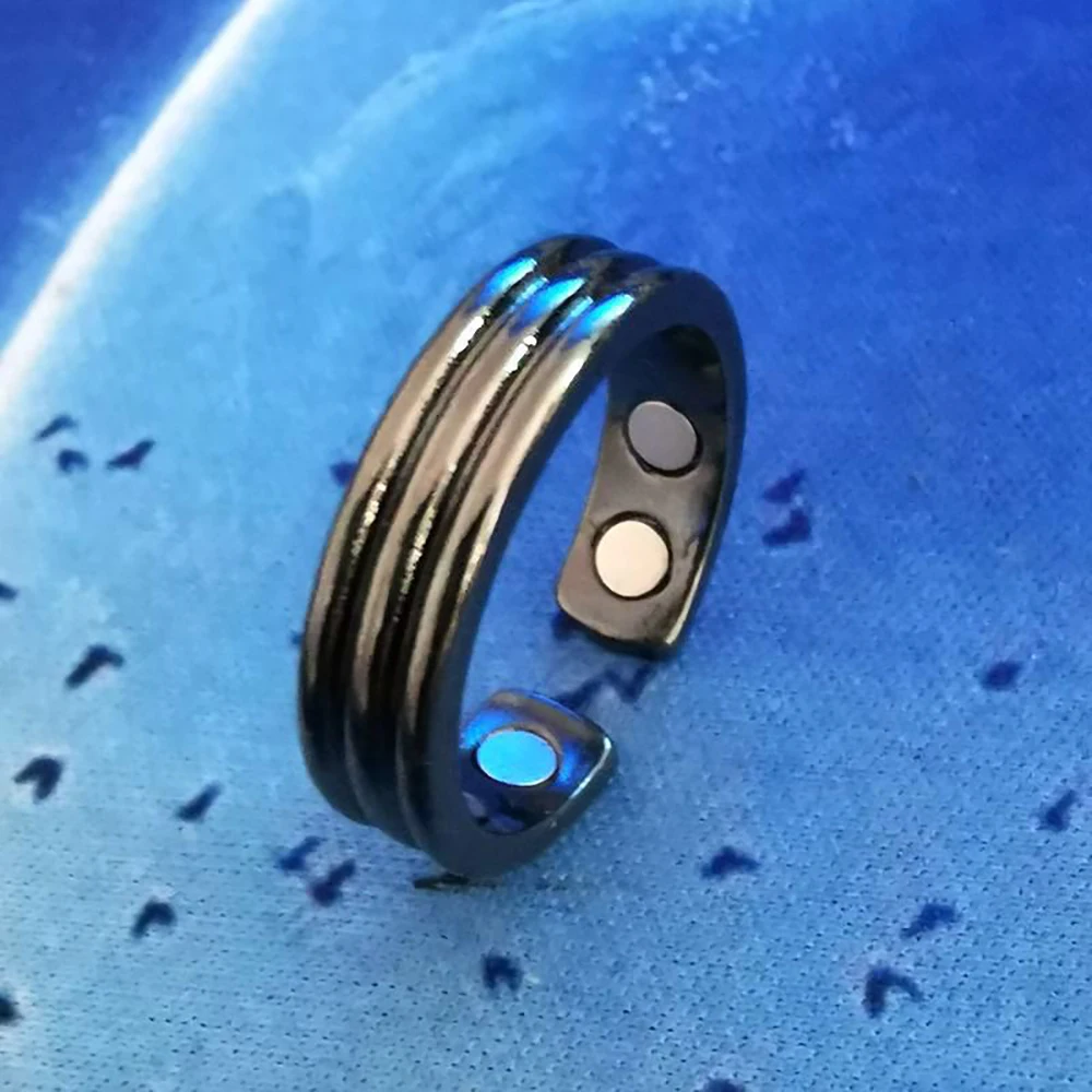 Anti Snoring Device Ring Magnetic Therapy Acupressure Treatment Against Finger Ring Anti Snore Ring Stopper Sleeping Aid Device anti snore device adult treatment of nasal congestion anti snore sleep device silicone magnetic suction anti snore device magic