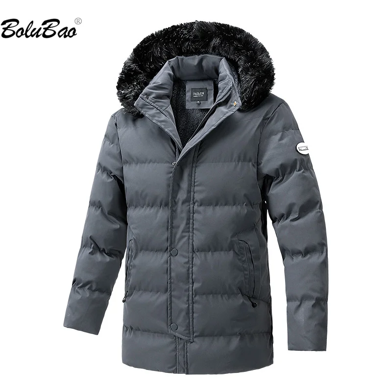 

BOLUBAO 2023 Outdoor Casual Parka For Men Hooded Warm Long Fashion Coat High Quality Design Hot Street Wear Parka For Men