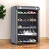 Dustproof Shoe Rack Multilayer Shoe Cabinet Organizer Minimalist Nonwoven Home Furniture Space-saving Cabinets Shoe Shelf 4