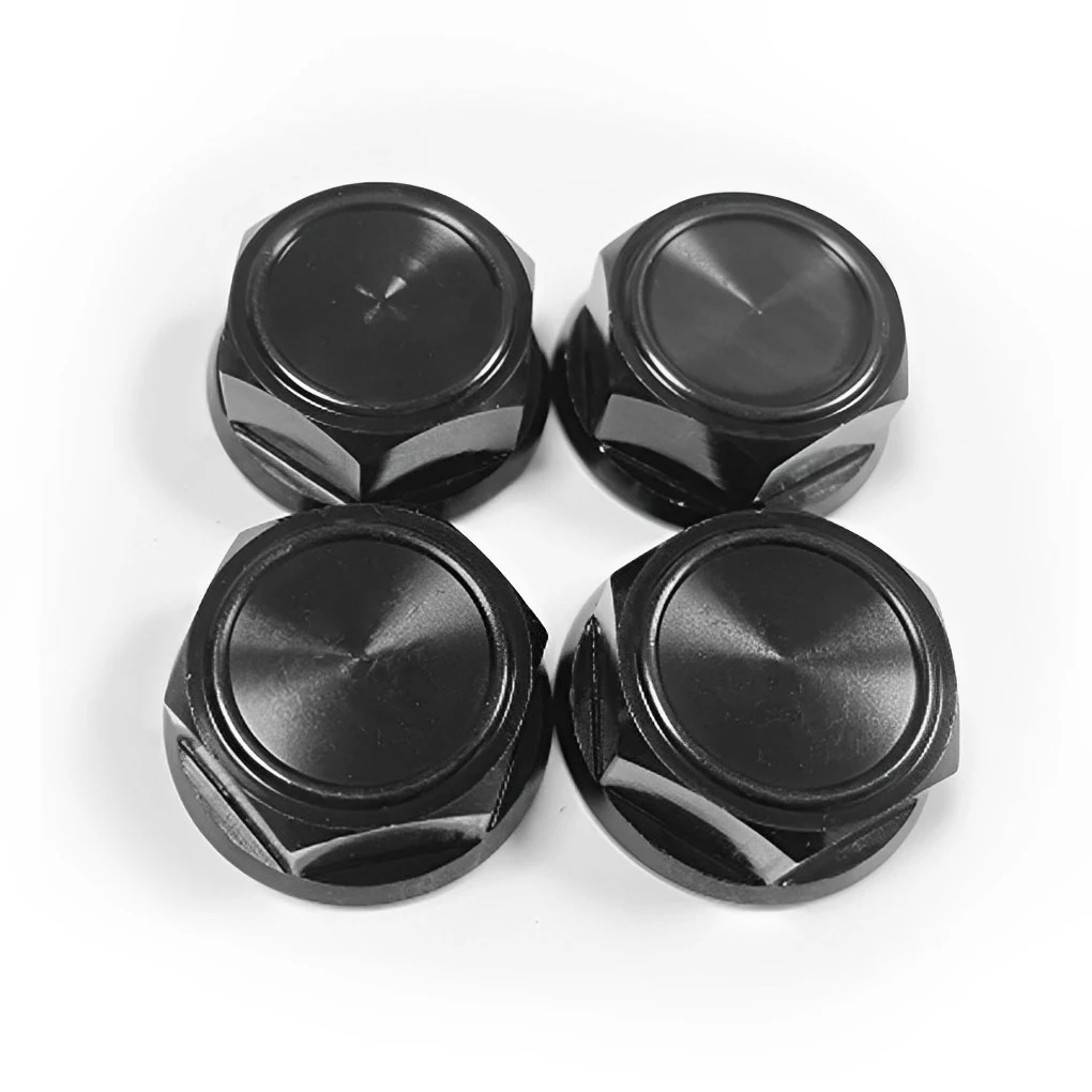 Dado di bloccaggio ruota 24mm per Arrma 1/5 Kraton 8S Outcast 8S ARA310929 Alluminio Nero