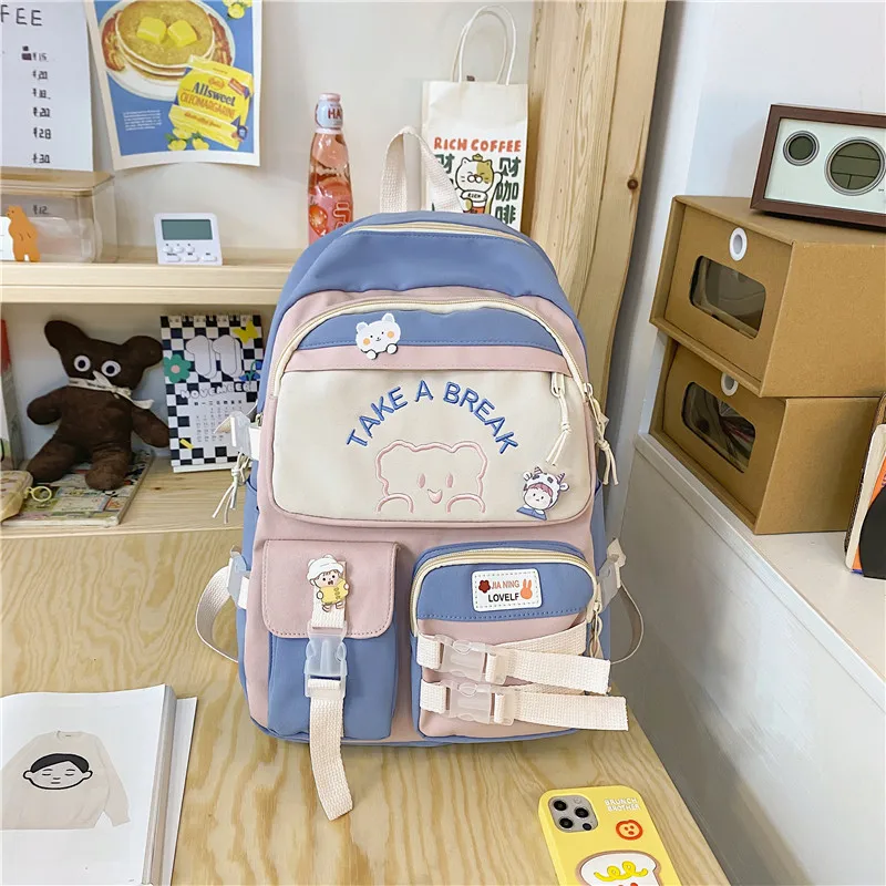 Kawaii Korea Bear Style Harajuku Pastel Backpack