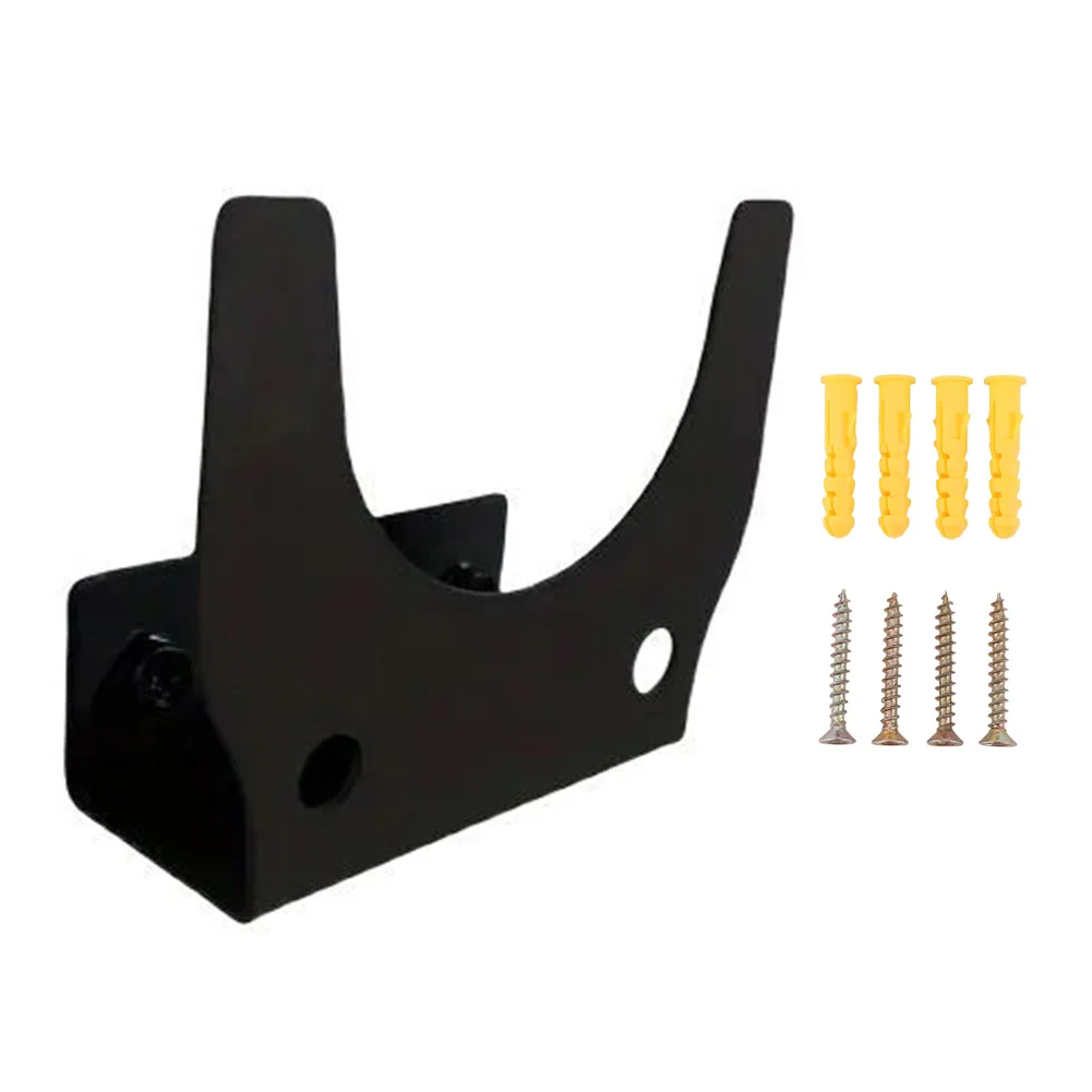Soporte De Pared Para Amoladora Angular - Con Organizador De Cable, Color Negro, Fácil Instalación Con Tornillos