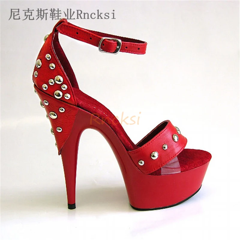 

Rncksi 2020 Women Sandals Shoes15cm Summer Flat Sandals Comfort Retro Anti-Slip Beach Shoes Platform Slide Plus Size Sexy rivet