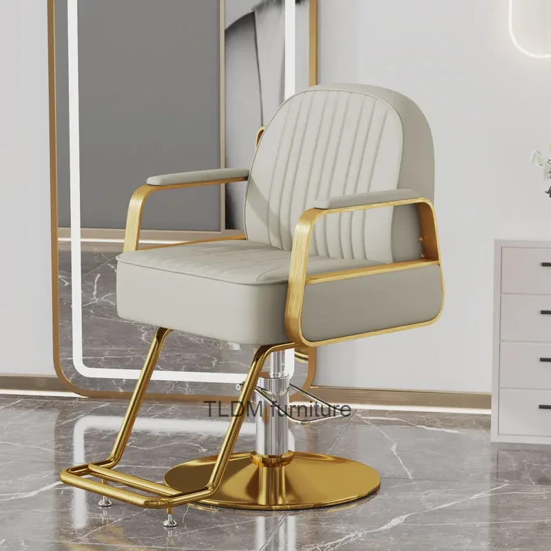 

Cosmetic Salon Barber Chairs Vanity Aesthetic Stylist Swivel Barber Chairs Rolling Facial Silla De Barbero Modern Furniture