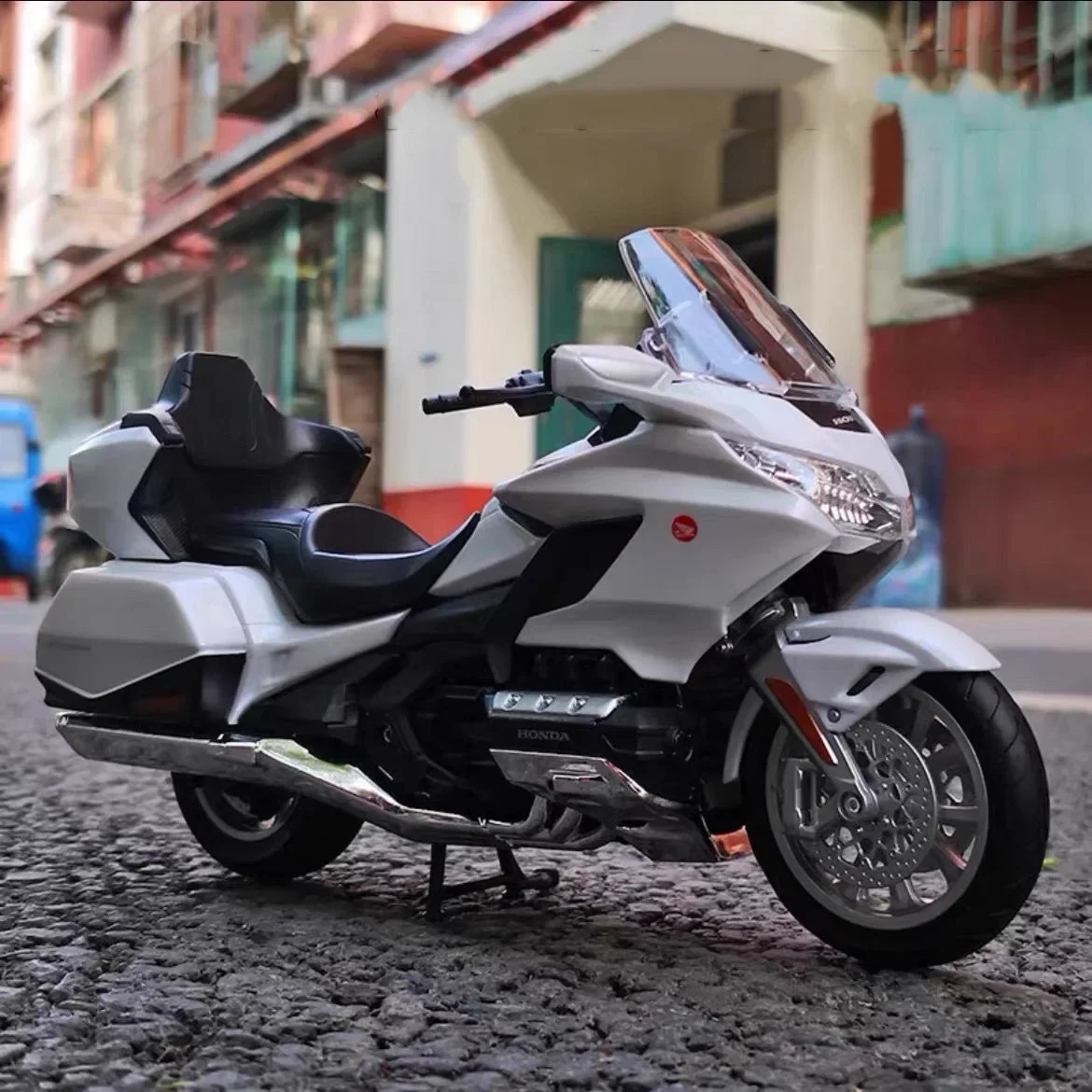 Modèle Réduit Moto Honda Gold Wing 2020 1:12 Welly - Rouge - Neuf En Boîte