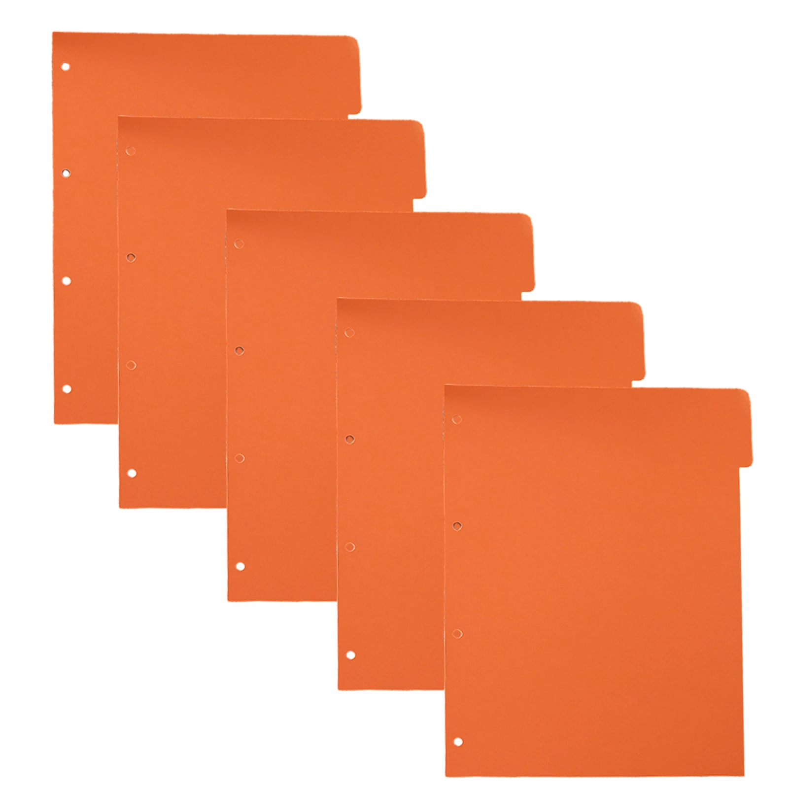 

5 Pack Lever Journal Notebooks Heavy Duty Tear Resistant Letter Size Index Dividers With 4 Hole Punch Assorted Colours Durable