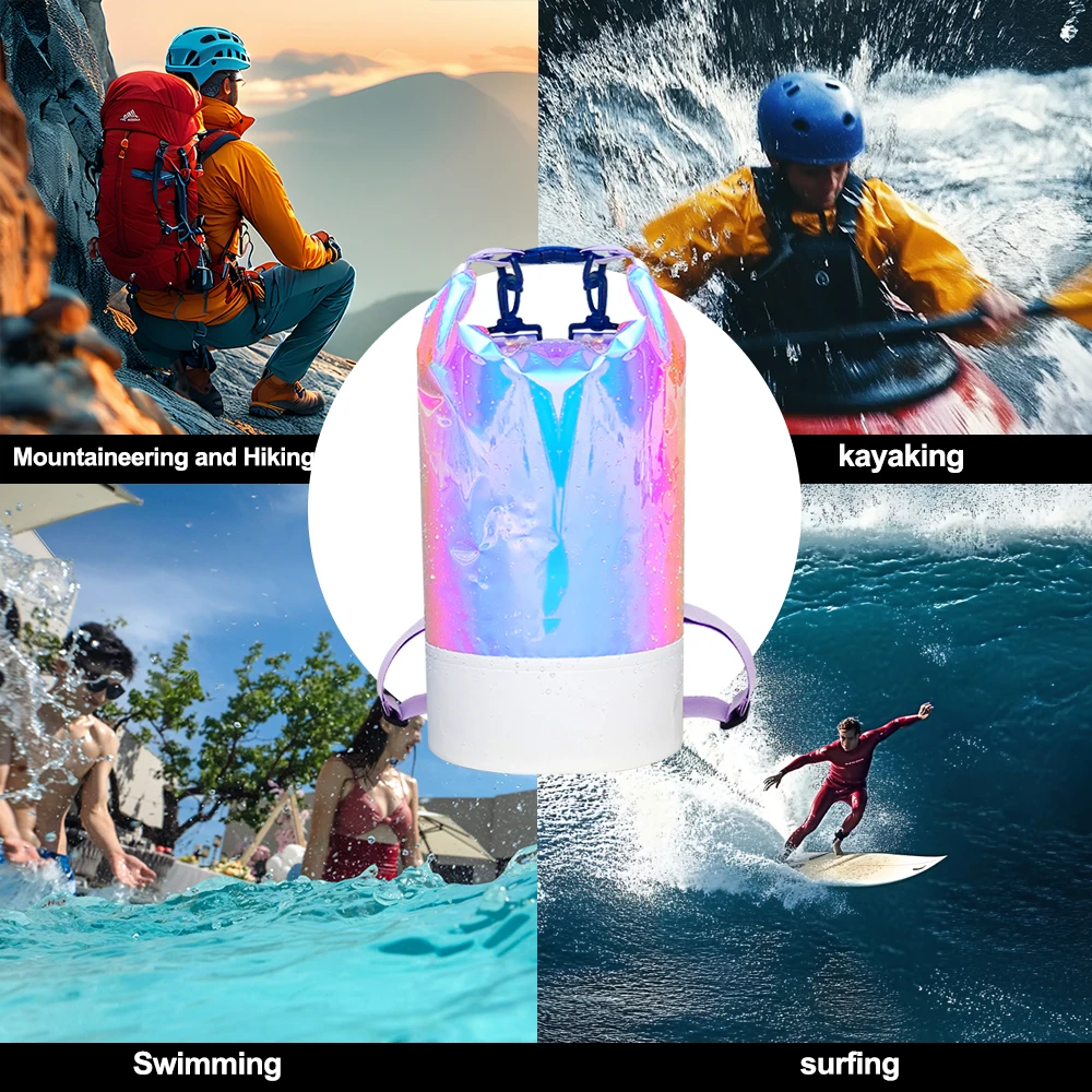 Waterproof PVC Beach Bag Backpack for Outdoor Sports
