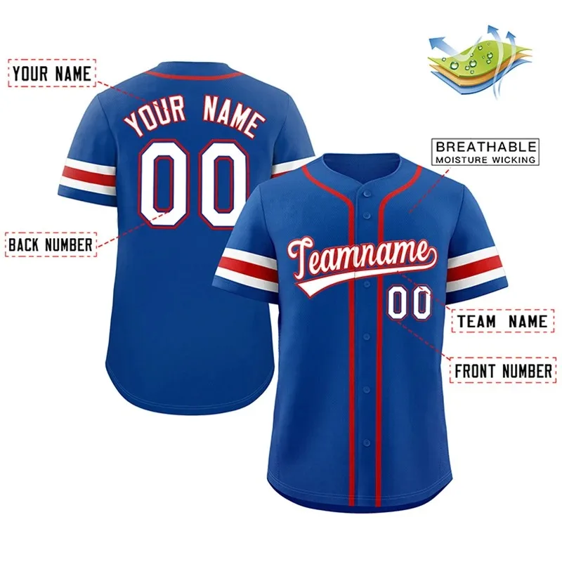 Personalization Customize Baseball Jersey Team Shirt Print Personal Name Number Hip Hop Sportswear Baseball Men/Women/Kids Shirt