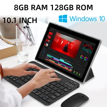 Porta HDMI 8 GB RAM 128 GB ROM 10 POLLICI Windows 10 Tablet PC WIFI Bluetooth x5-Z8350 Quad Core 1920 x 1200 IPS Doppia fotocamera 1 * USB 3.0