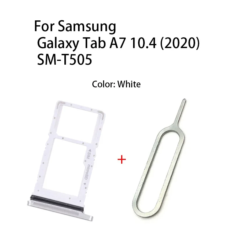 Dual Sim & Micro SD Card Tray Replacement for Samsung Galaxy Tab A7 10.4 (2020)