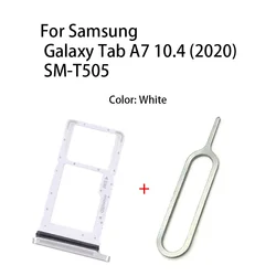 Dual Sim & Micro SD Card Tray Replacement for Samsung Galaxy Tab A7 10.4 (2020) (WHITE)