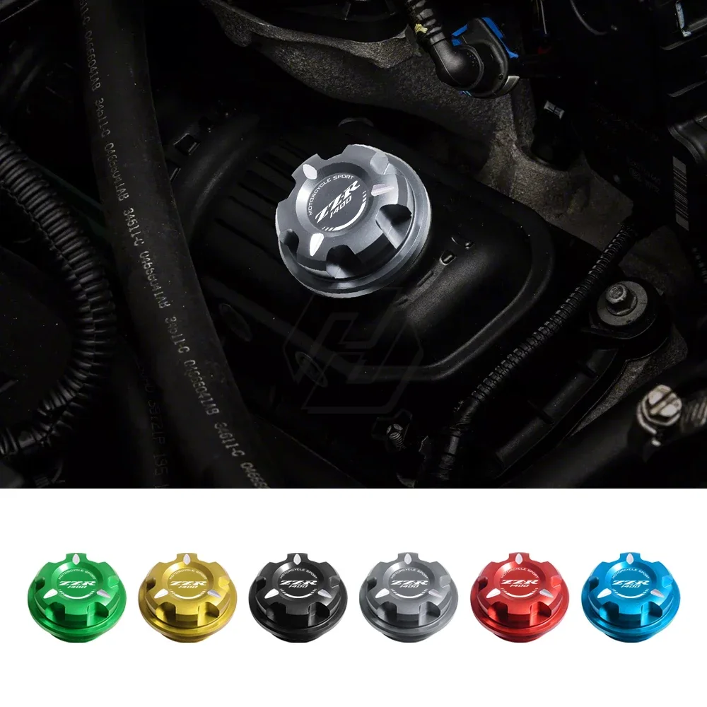 

For Kawasaki ZZR1400 2006-2021 Motorcycle Engine Oil Cap Bolt Screw Filler Cover