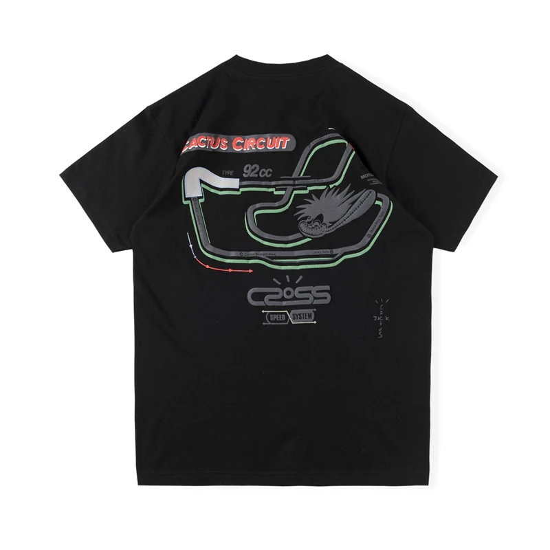 Travis Scott Cactus Jack Racetrack Tee Collaboration Peripheral